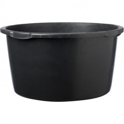 Seau à mortier 65L noir rond. Échelle L