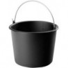 Seau de chantier 20L manche bouton noir. Échelle L