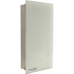 Armoire à clés en verre. Blanche