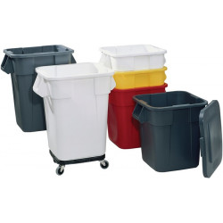 Couvercle plat adapté à conteneur polyvalent 105 l RUBBERMAID