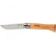 Couteau de poche L. poignée 110 mm L. des lames 85 mm longueur ouvert 195 mm inoxydable bois dur OPINEL