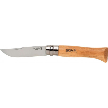 Couteau de poche L. poignée 110 mm L. des lames 85 mm longueur ouvert 195 mm inoxydable bois dur OPINEL