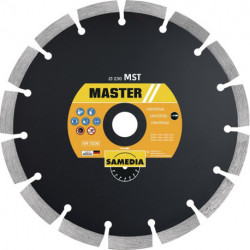 Disque diamanté MST D. 300 mm perçage de 25.4 mm soudé au laser 11 m 