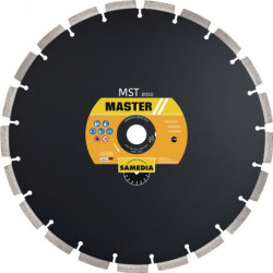 Disque diamanté MST D. 400 mm perçage de 25.4 mm soudé au laser 11 m 