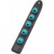 Barrette de douilles pour inserts de clé à douille SmartRail magn.L.245mm 1/2 pouce 5 douilles. 