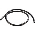 Tuyau de rechange D 10x3 avec colliers de serrage longueur 1.5 m noir MESTO 