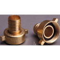 Raccord à visser p. tuyau laiton taille tuyau 13 mm filetage int. 3/4 po. APD