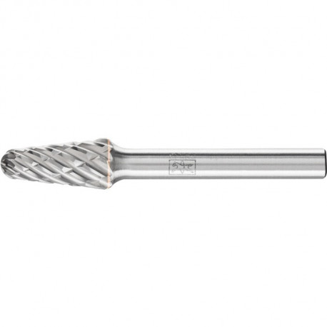 Fraise sur tige KEL D. 10 mm long. tête 20 mm D. tige 6 mm carbure engrènement S 
