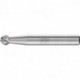 Fraise sur tige KUD D. 6 mm long. tête 5 mm D. tige 6 mm carbure engrènement STE 