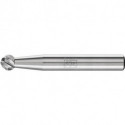 Fraise sur tige KUD D. 6 mm long. tête 5 mm D. tige 6 mm carbure engrènement STE 