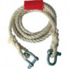 Corde de remorquage en sisal 2 500 kg Manille Sisal/manille longueur 400 cm D. 1 