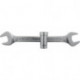 Clé expresse longueur 223 mm ouverture de clé 17 x 19 mm m10 chromé PROMAT 