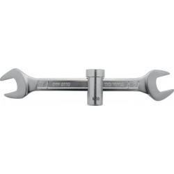 Clé expresse longueur 223 mm ouverture de clé 17 x 19 mm m10 chromé PROMAT 