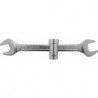 Clé expresse longueur 223 mm ouverture de clé 17 x 19 mm m10 chromé PROMAT 