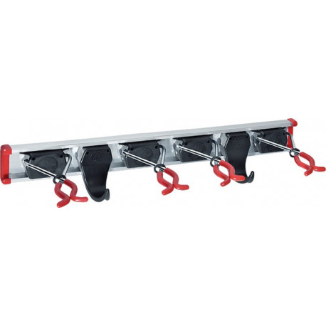 Râtelier pour outils longueurs du rail de guidage 1 000 mm aluminium 