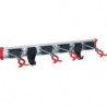 Râtelier pour outils longueurs du rail de guidage 1 000 mm aluminium 
