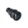 Connecteur à contact de sécurité 10-/16 A 250 V noir IP20 caoutchouc plein