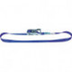 Sangle d'amarrage DIN EN 12195-2 longueur 4 m largeur 25 mm avec rochet LC U 1000 daN