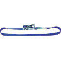Sangle d'amarrage DIN EN 12195-2 longueur 6 m largeur 25 mm avec rochet LC U 1000 daN