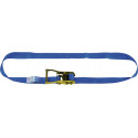 Sangle d'amarrage DIN EN 12195-2 longueur 5 m largeur 50 mm avec rochet LC U 3000 daN