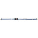 Sangle d'amarrage DIN EN 12195-2 longueur 4 m largeur 25 mm avec rochet + crochets pointu LC U 1000 daN