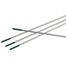 Électrode en tungstène WP D. 16 mm longueur 175 mm vert LITTY (Par 10)