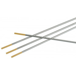 Électrode en tungstène WL 15 D. 32 mm longueur 175 mm doré LITTY (Par 10)