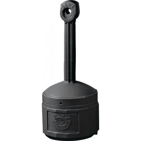 Cendrier sur pied D419xH978mm noir polyéthylène standard JUSTRITE 