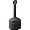 Cendrier sur pied D419xH978mm noir polyéthylène standard JUSTRITE 
