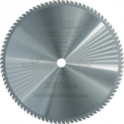 Lame de scie circulaire métal 355/90Z D.355mm B.2.2mm alésage HM D.25.4mm Z.90 JEPSON 