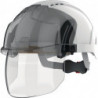 Casque d'escalade industriel EVO® VISTAshield® blanc/fumé ABS EN 397.EN 50365 JSP 
