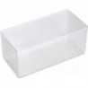 Insert boite 80 CA7-1 1/2 H69xL79xP163mm plastique transparent RAACO (Par 8)