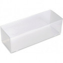 Insert boite 80 CA7-2 H69xL79xP218mm plastique transparent RAACO (Par 8)