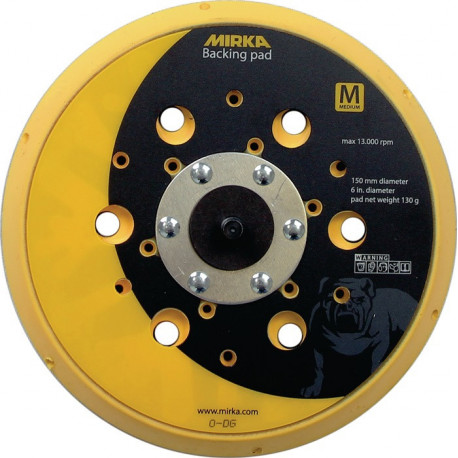 Patin de ponçage Abranet D.150mm 5/16 pouce MIRKA 
