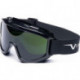 Lunettes 601 EN166.EN169.EN175 monture grise/écran vert IR5 PC 