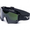 Lunettes 601 EN166.EN169.EN175 monture grise/écran vert IR5 PC 