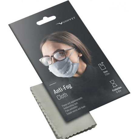 Chiffon microfibre anti-buée boîte grise UNIVET