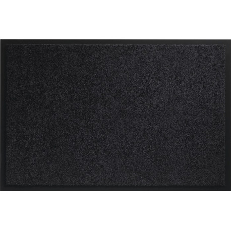 Paillasson lavable noir polyamide L900xl2500xS7mm 