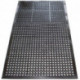 Paillasson anneaux ouverts noir caoutchouc L1500xl900xS12mm 