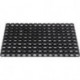 Paillasson anneaux ouverts noir caoutchouc L1000xl1500xS22mm 