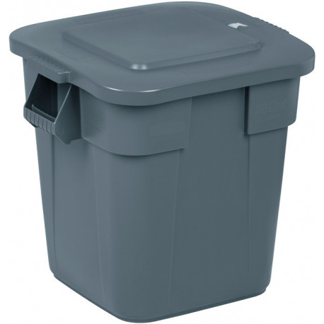 Conteneur polyvalent gris 1515 l PE L595xl595xH730 mm RUBBERMAID