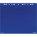 Pochette transparente magnétique l265xH315mm bleue pour format DIN A4 TARIFOLD 