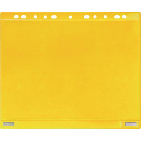 Pochette transparente magnétique l265xH315mm jaune pour format DIN A4 TARIFOLD 