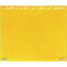 Pochette transparente magnétique l265xH315mm jaune pour format DIN A4 TARIFOLD 