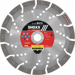 Disque diamanté SHOXX BX13 D. 180 mm perçage de 22.23 mm soudé au la 