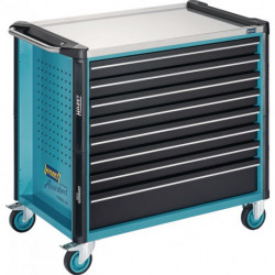 Servante à outils 179NXXL-8D B1133xT642xH1020mm 1000 kg 8 tiroirs vide tôle d'acier HAZET 