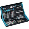 Assortiment d'embouts SmartCase 2200SC-31 73 pièces fente/PH/PZD/TX/TX avec emboîtement/hexagone interne. HAZET 
