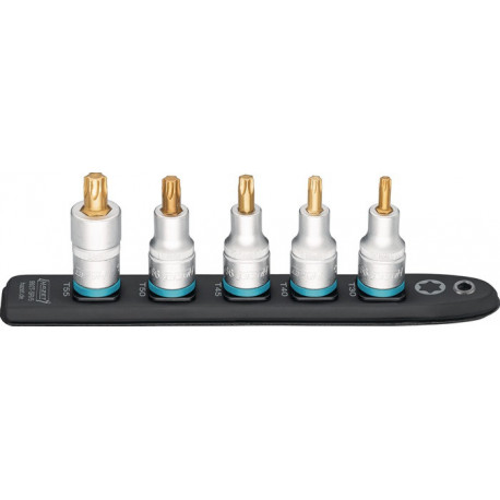 Jeu de clés à douilles SmartRail 5 pièces 1/2 pouce pour intérieur TORX® HAZET 