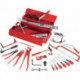 Assortiment d'outils Apprenti 50 pcs. p. apprentis d.boîte outils en tôle ROTHEN 