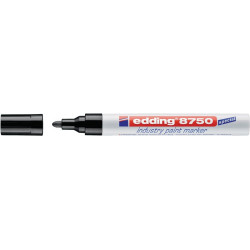 Marqueur à encre industriel 8750 noir graduation 2-4 mm pointe ronde EDDING (Par 10)